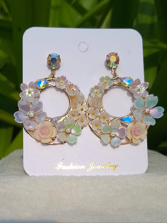 Floral Turkish Handmade Earring