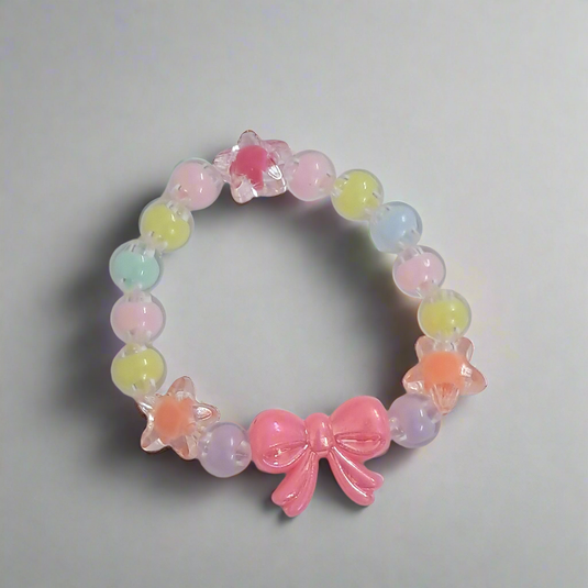 Girls Multicolor beaded Necklace with Bracelet | GARIMAS