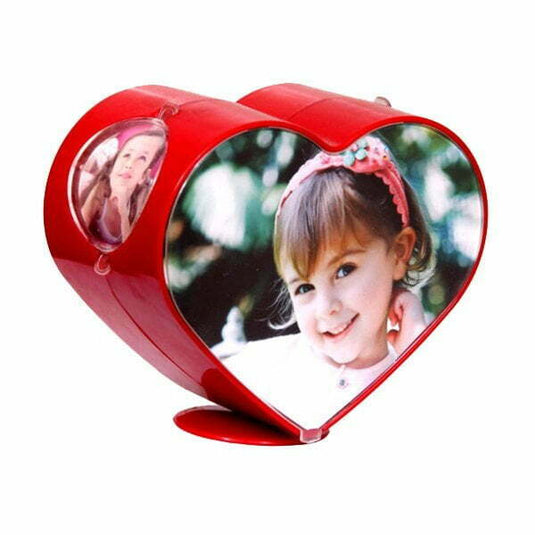 Rotating Heart Photo frame Red | Garimas Lifestyle