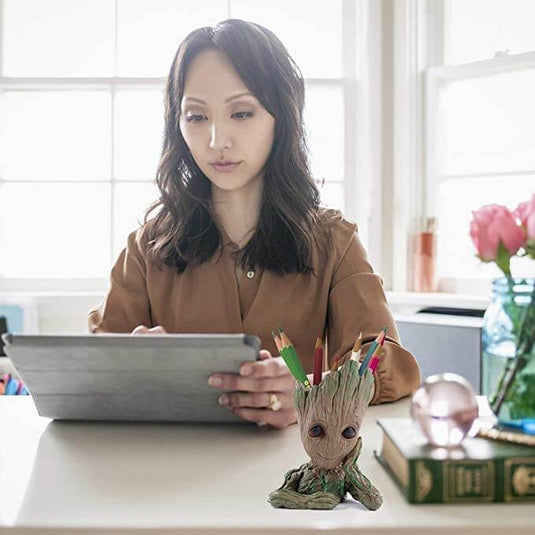 Baby Groot Multi Purpose Flower Pot and Pen Stand | Garimas Lifestyle