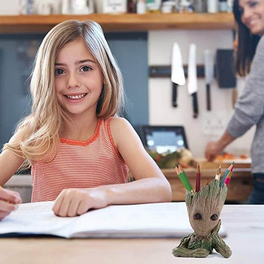 Baby Groot Multi Purpose Flower Pot and Pen Stand | Garimas Lifestyle