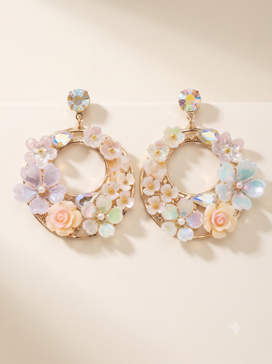 Floral Turkish Handmade Earring
